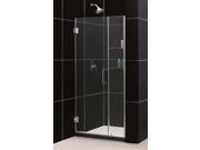 DreamLine SHDR 20357210CS 01 Unidoor Frameless Hinged Shower Door 35 to 36 in. by 72 in. Clear .37 in. Glass Door Chrome Finish