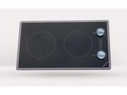 Kenyon B41710 Cortez 2 burner Cooktop black with analog control two 6 .5 inch 120V UL