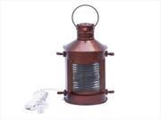 Handcrafted Model Ships NL 1133E 10 AC Antique Copper Masthead Electric Lamp 12 in. Decorative Accent
