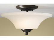 Feiss SF240ORB Barrington Collection Oil Rubbed Bronze Semi Flushmount