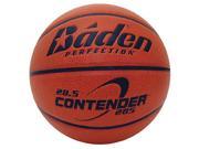 Baden B285W 04 F Contender Official Wide Channel Basketball Size 28.5 In. Natural Orange Color