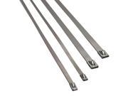 Heatshield 351001 Thermal Hd Locking Tie Stainless Steel Silver Stainless Steel 0.31 in. Wide x 8 in. Long Qty 8
