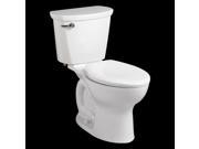 American Standard 215AA104.020 Cadet Pro Right Height Elongated Toilet 12 in. Rough In Less Seat White