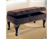 Coaster 300095 Storage Bench with Tufted Buttons