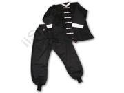 Isport UC0200A Kung Fu Uniform Black No. 0 Child Medium
