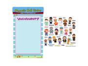American Educational Products MAG 112 Occupations Vocabulary Magnetic Wall Sticker