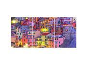 Crearreda CR 58405 Colorful Town Panoramic Wall Sticker