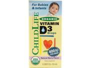 Childlife Organic Vitamin D3 Drops For Babies and Infants Natural Berry Flavor .338 oz 1278431