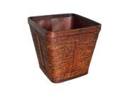 Cheung s FP 2970SQ 07D Wooden 7 Square Planter