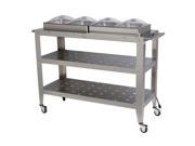 Broil King WBC 4SP Grand Size Buffet Carts with Clear Lids