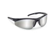 Flying Fisherman 7704BS Spector Polarized Sunglasses Black Frames With Smoke Silver Mirror Lenses