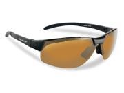 Flying Fisherman 7812BA Maverick Polarized Sunglasses Black Frames With Amber Lenses