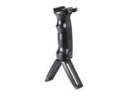 UTG MNT DG01Q Combat D Grip With Quick Release Deployable Bipod
