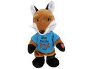 Chantilly Lane G0664 12 In. The Fox Sings What Does The Fox Say Toy