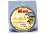 Mason Tackle Company PFL 110 4 Panfish Premium Monofilament 4 lb.