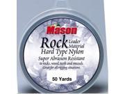 Mason Tackle Company RL 50 60 60 Lb. Test 50 Yard Spool Rock Hard Type Nylon Leader Material