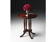 Butler Specialty 5015024 Octagon Accent Table Plantation Cherry Finish