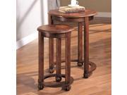 Coaster 901039 Nesting Tables 2 Piece Round Nesting Tables