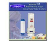 Crystal Quest CQE IN 00103 Voyager CT Replaceable Single Inline Water Filter system Plus