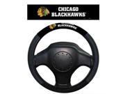Fremont Die 88514 Chicago Blackhawks Poly Suede Steering Wheel Cover