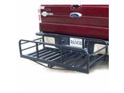 Great Day HNR2000TLB Hitch N Ride Magnum XL Truck Hitch Receiver Cargo Carrier 12 in. sides 2 in. Black 41 in. bar