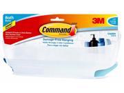 3m BATH11 ES Command Shower Caddy With Water Resistant Strips