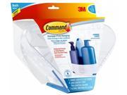 3m BATH12 ES Command Corner Caddy With Water Resistant Strips