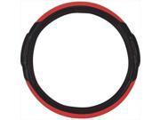 Pilot Automotive SW 68R Racing Style Steering Wheel Cover Red Black