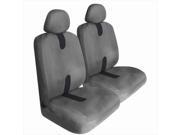 Pilot Automotive SC 438G Pro Comp Mesh Seat Cover Grey Dark Grey 2 Piece Set