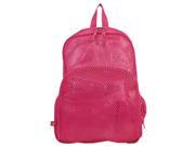 Mesh Backpack 12 x 5 x 18 Pink