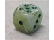 Chessex Manufacturing 27609 16 mm Marble Green With Dark 