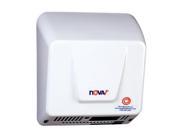 World Dryer 083000000 NOVA 1 Universal Voltage White Economical ADA Hand Dryers