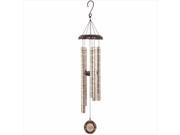 Carson Home Accents 118872 Wind Chime Vintage Sonnet Serenity Prayer Bronze 40 In.