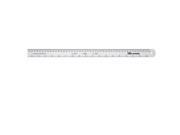 Kapro Industries 306 12 12 Aluminum Ruler with Converision Tables 116 mm
