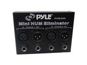PylePro PHE400 Hum Noise Eliminator 2 Channel Box with XLR Jacks