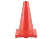 Hi-visibility Vinyl Cones 12" Tall Orange
