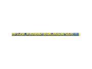 J.R. MOON PENCIL CO. JRM2054B PENCILS SMILEY BUNCH ASST. 12 PACK