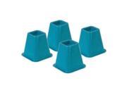 Honey Can Do International STO 01880 Bed Risers 4pk blue
