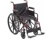 Drive Medical rtlreb18dda sf Rebel Lightweight Wheelchair