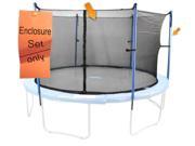 Upper Bounce Inc. UBES138 Upper Bounce 8 Pole Trampoline Enclosure Set to fit 13 FT. Trampoline Frames with set of 4 or 8 W Shaped Legs Trampoline Not Included