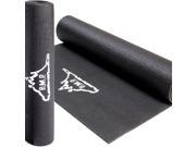 Black Mountain Products Black Exercise Mat 0.5 in. Yoga And 