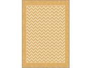 Orian Rugs 2337 Veranda Chevron Stripe Gold Area Rug, 5.16 x