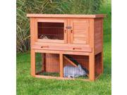 TRIXIE Pet Products 62300 Rabbit Hutch With Sloped Roof, 