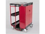 Rubbermaid RCP 9T58 BLA Ladder Cart with Cabinet