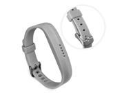 Tuff Luv G1-112 TPU Silicone Adjustable Strap & Wristband for Fitbit Flex 2 - Grey