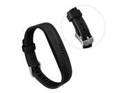 Tuff Luv G1-108 TPU Silicone Adjustable Strap & Wristband for Fitbit Flex 2 - Black