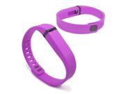 Tuff Luv C11-76 Adjustable Strap & Wristband & Clasp for Fitbit Flex, Purple - Large