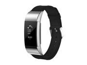 Element Works EW-FC2LRSM-BK Leather Band for Fitbit Charge 2, Black - Small