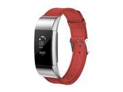Element Works EW-FC2LRLG-RD Leather Band for Fitbit Charge 2, Red - Large