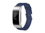 Element Works EW-FC2LRLG-BL Leather Band for Fitbit Charge 2, Blue - Large